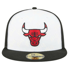 New Era - Chicago Bulls Repeat 59Fifty Fitted Hat - White/Black