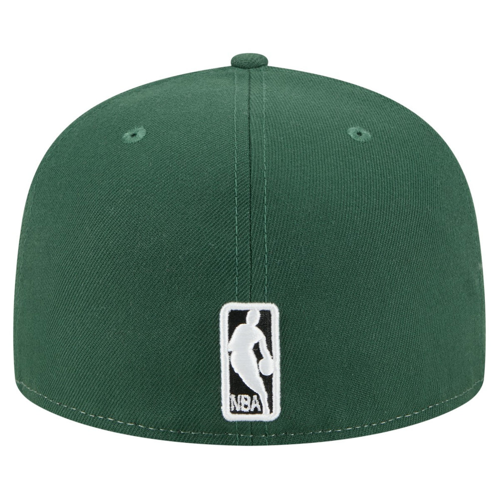 New Era - Milwaukee Bucks Repeat 59Fifty Fitted Hat - White/Hunter Green