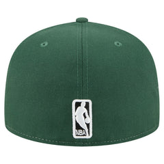 New Era - Milwaukee Bucks Repeat 59Fifty Fitted Hat - White/Hunter Green