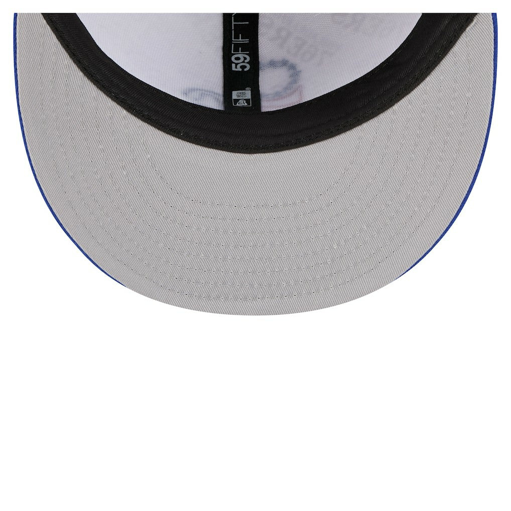 New Era - Philadelphia 76ers Repeat 59Fifty Fitted Hat - White/Royal