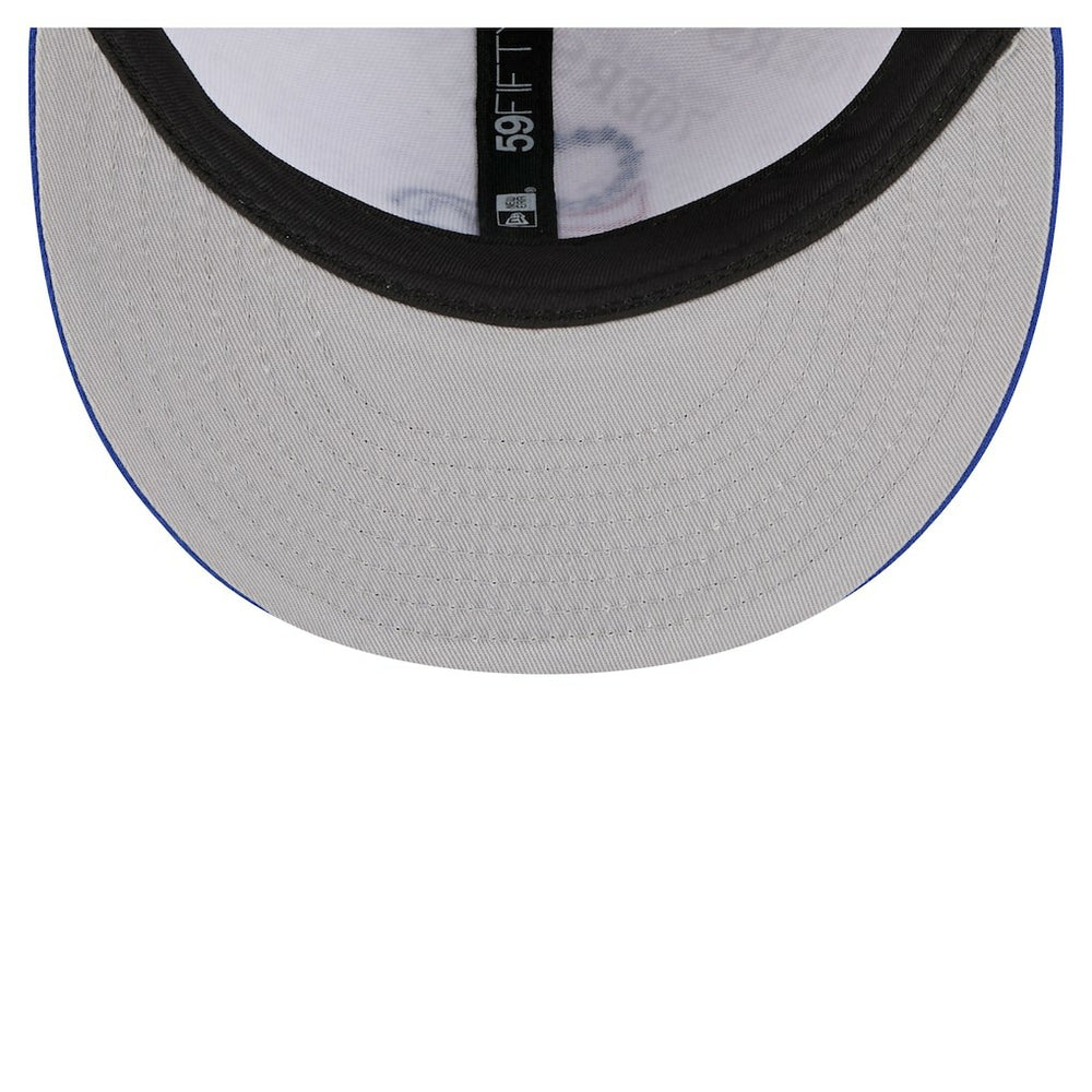 New Era - Philadelphia 76ers Repeat 59Fifty Fitted Hat - White/Royal