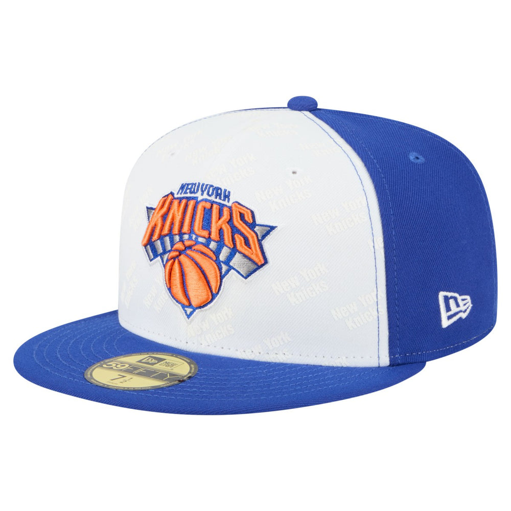 New Era - New York Knicks Repeat 59Fifty Fitted Hat - White/Blue