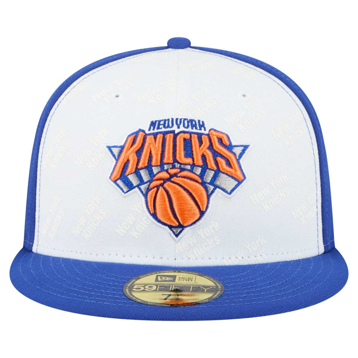 New Era - New York Knicks Repeat 59Fifty Fitted Hat - White/Blue