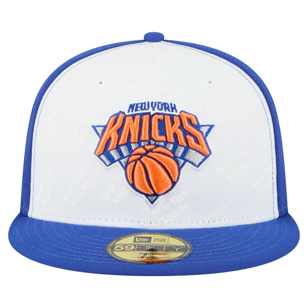 New Era - New York Knicks Repeat 59Fifty Fitted Hat - White/Blue