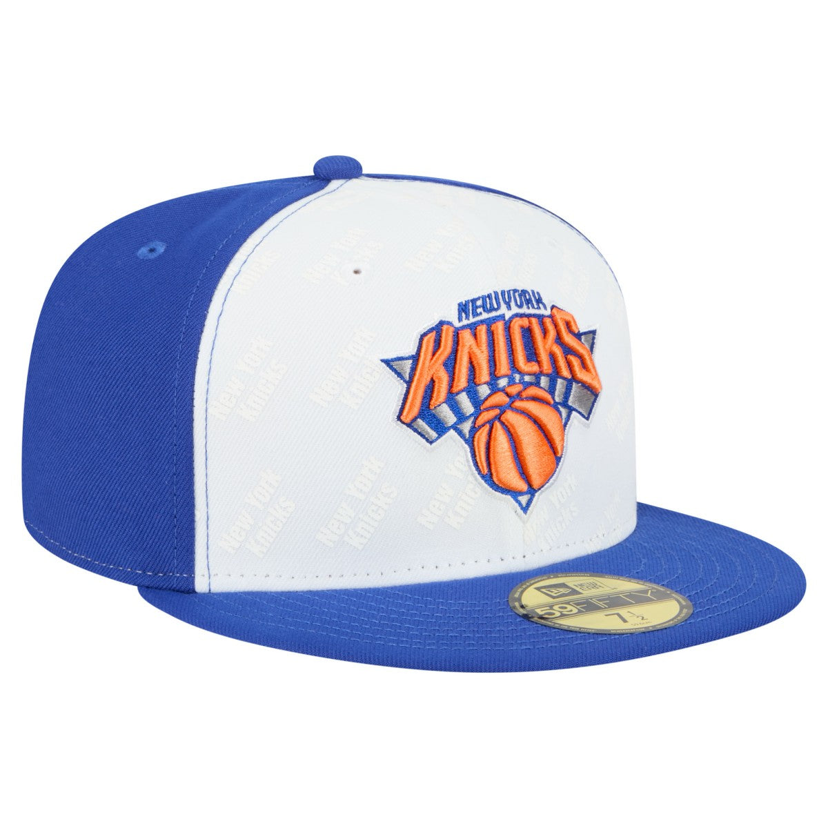 New Era - New York Knicks Repeat 59Fifty Fitted Hat - White/Blue