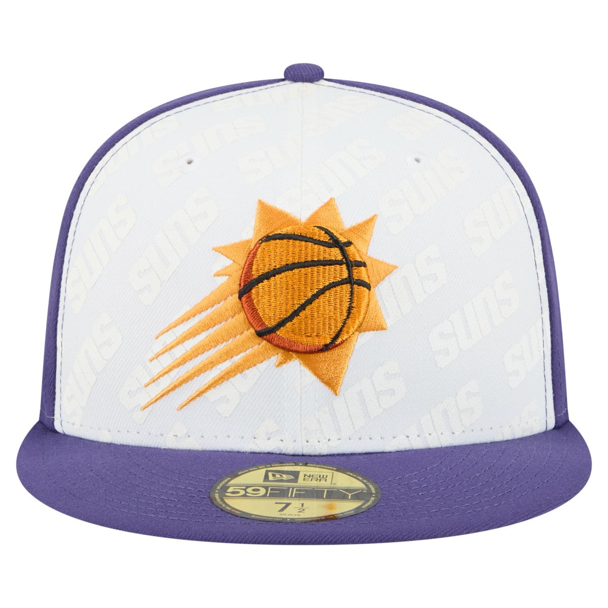 New Era - Phoenix Suns Repeat 59Fifty Fitted Hat - White/Purple