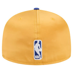 New Era - Golden State Warriors Satin Two-Tone 59FIFTY Fitted Hat - Gold/Royal
