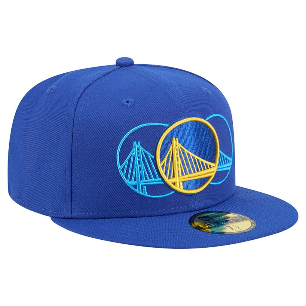New Era - Golden State Warriors Tri-Hit 59Fifty Fitted Hat - Royal
