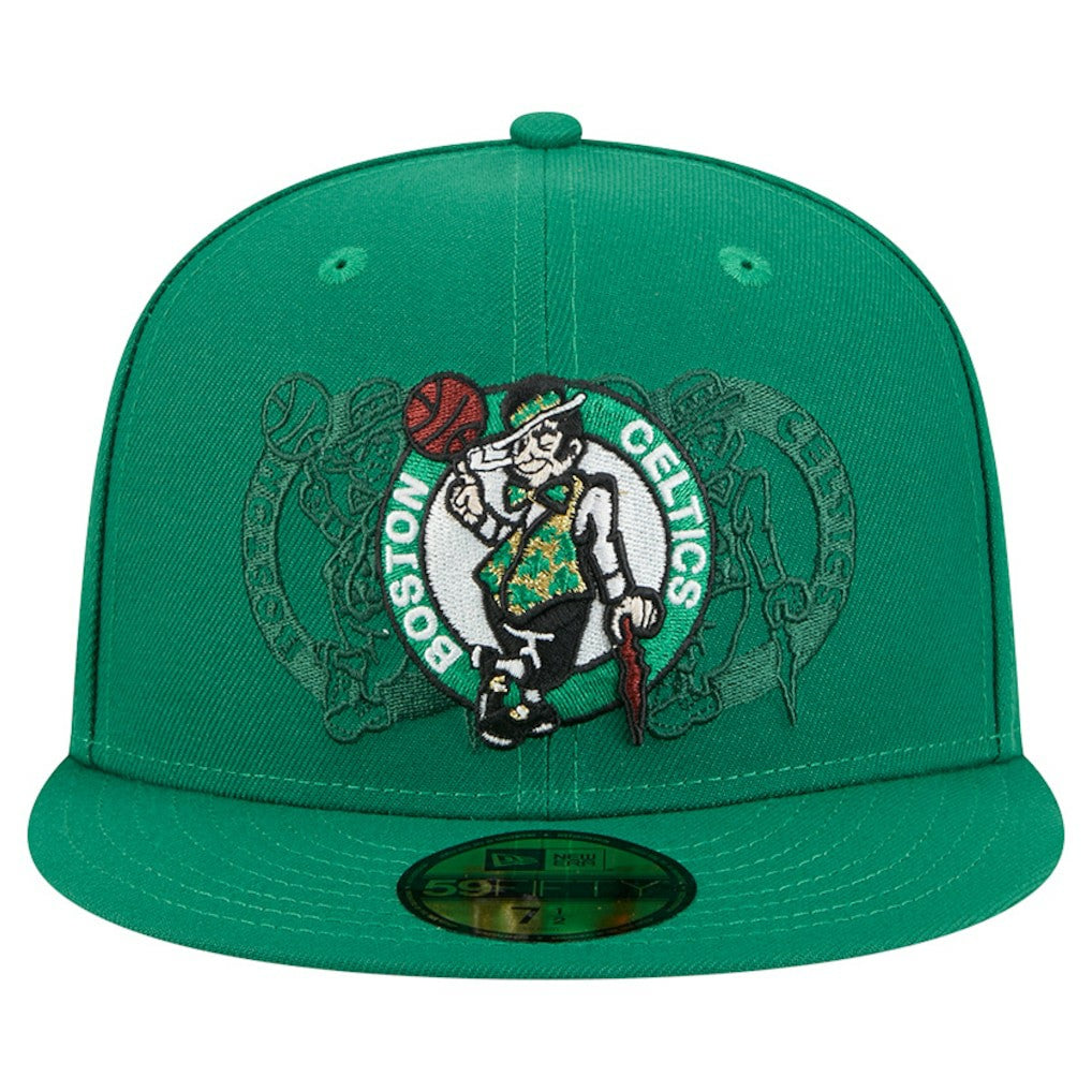 New Era - Boston Celtics Tri-Hit 59Fifty Fitted Hat - Kelly Green