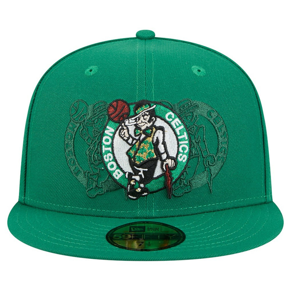 New Era - Boston Celtics Tri-Hit 59Fifty Fitted Hat - Kelly Green