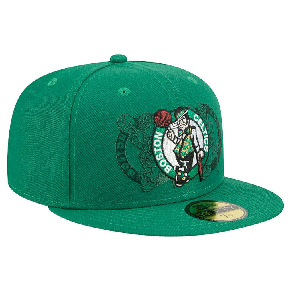 New Era - Boston Celtics Tri-Hit 59Fifty Fitted Hat - Kelly Green