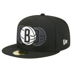 New Era - Brooklyn Nets Tri-Hit 59Fifty Fitted Hat - Black