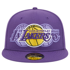 New Era - Los Angeles Lakers Tri-Hit 59Fifty Fitted Hat - Purple