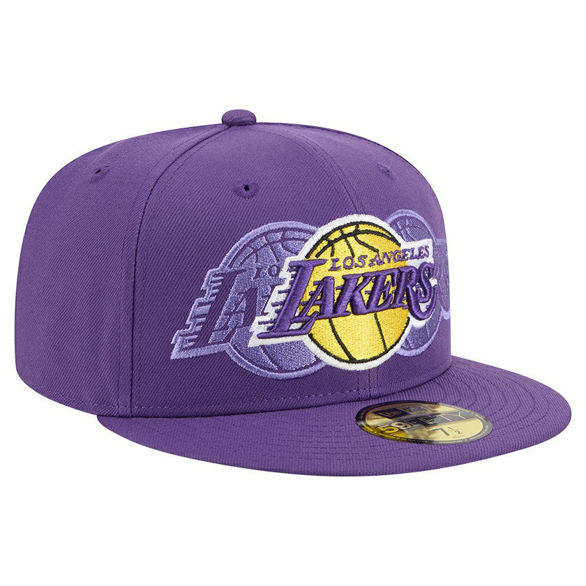 New Era - Los Angeles Lakers Tri-Hit 59Fifty Fitted Hat - Purple
