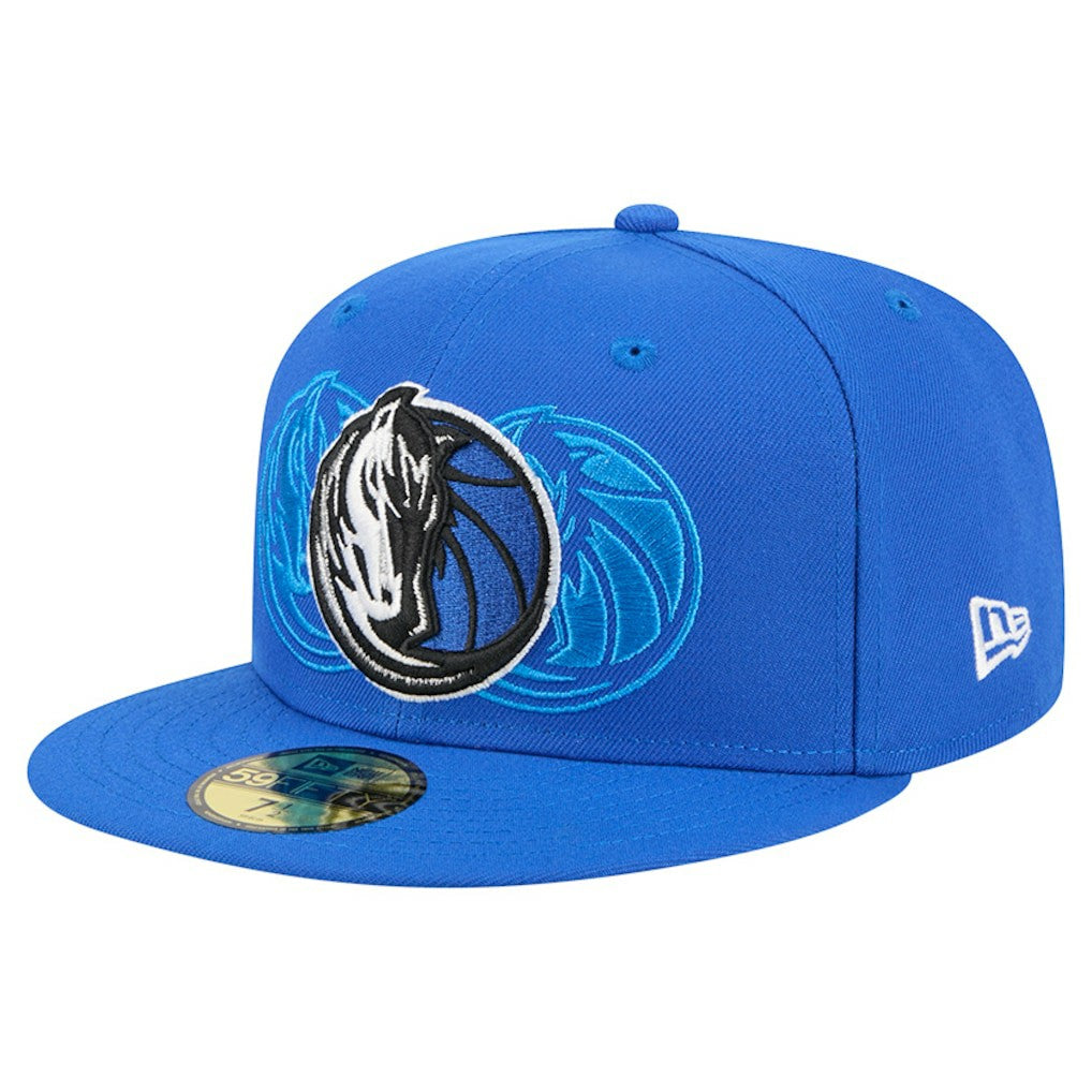 New Era - Dallas Mavericks Tri-Hit 59Fifty Fitted Hat - Blue