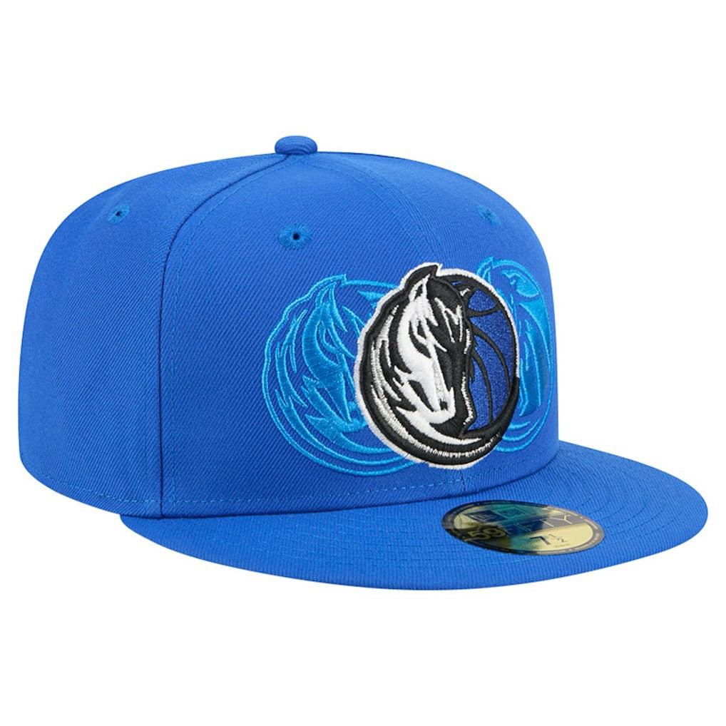New Era - Dallas Mavericks Tri-Hit 59Fifty Fitted Hat - Blue