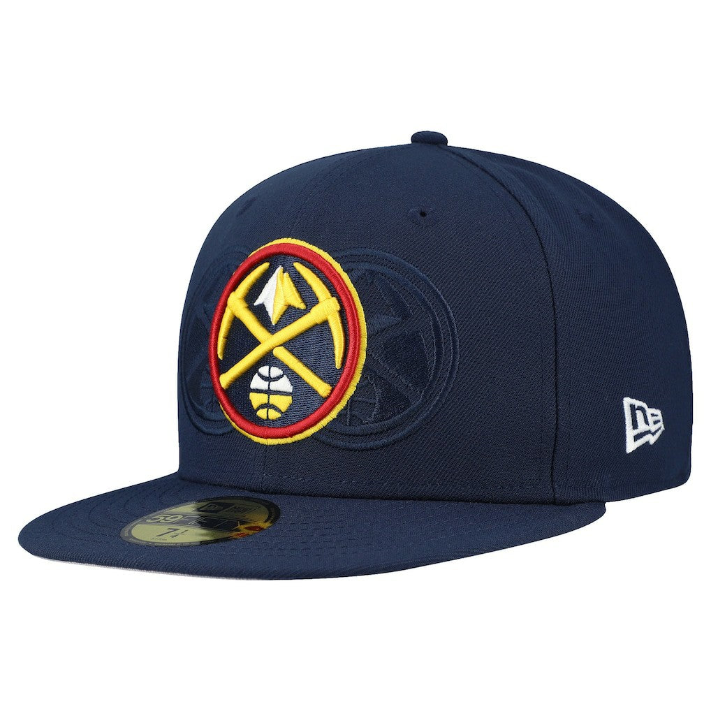 New Era - Denver Nuggets Tri-Hit 59Fifty Fitted Hat - Navy