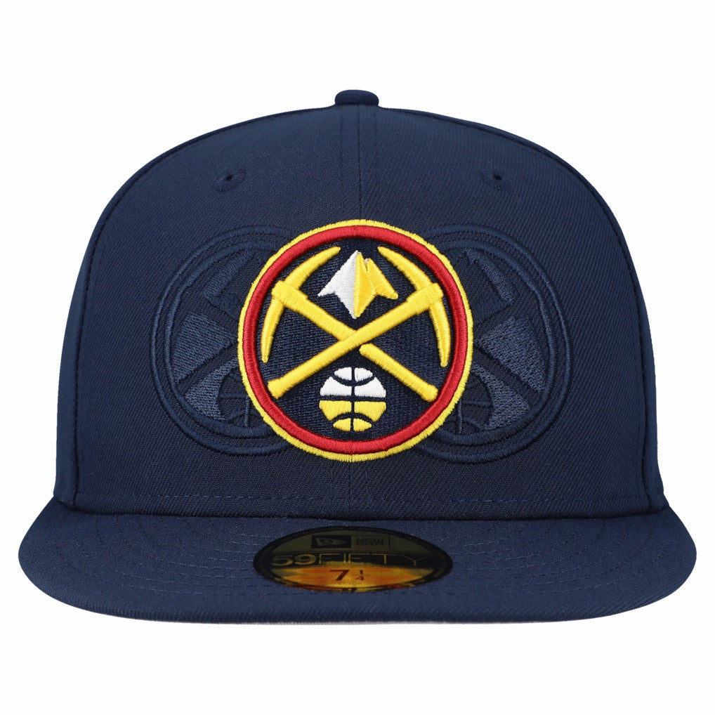 New Era - Denver Nuggets Tri-Hit 59Fifty Fitted Hat - Navy