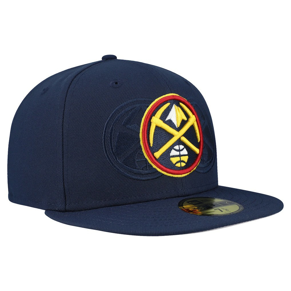 New Era - Denver Nuggets Tri-Hit 59Fifty Fitted Hat - Navy