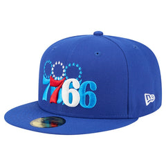 New Era - Philadelphia 76ers Tri-Hit 59Fifty Fitted Hat - Royal