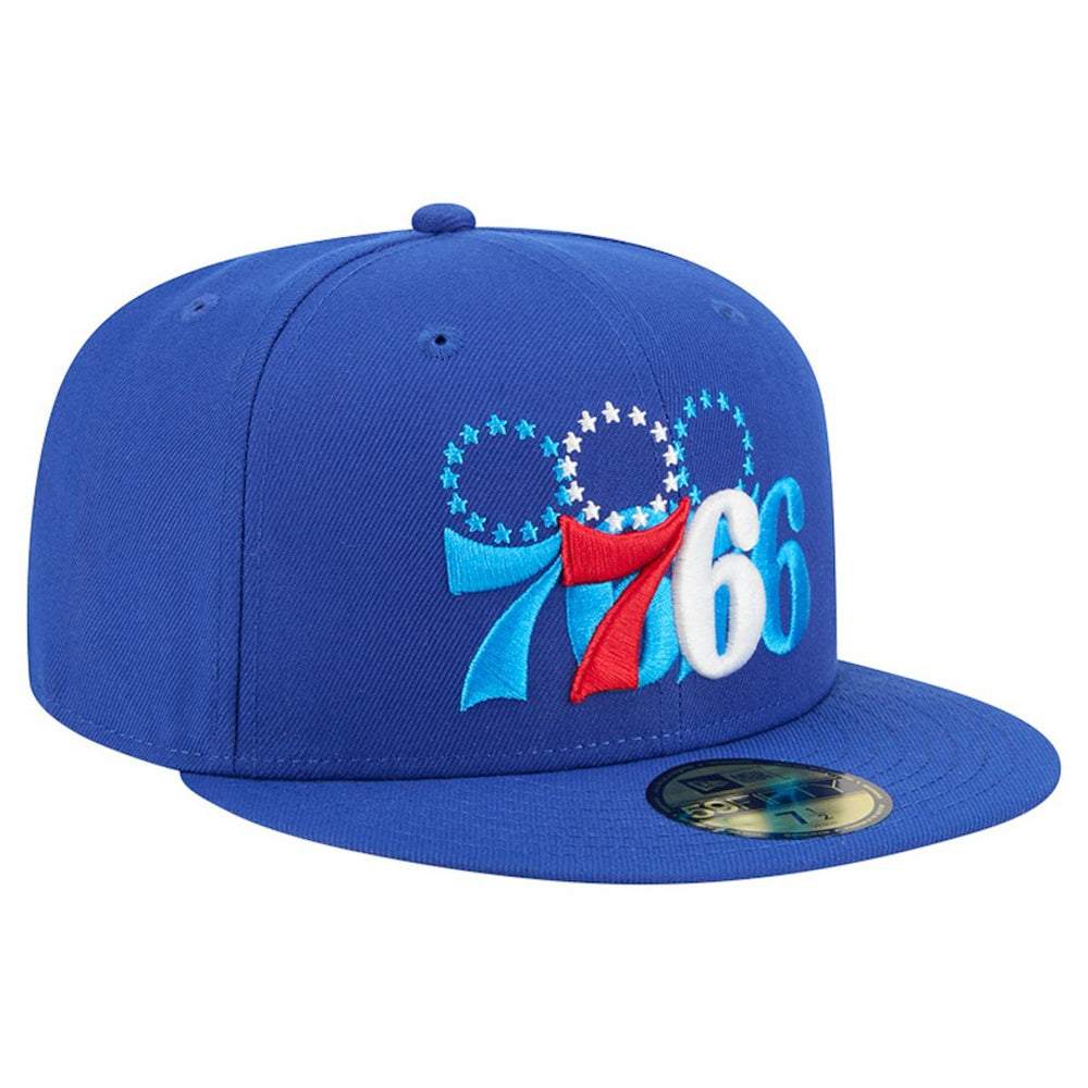 New Era - Philadelphia 76ers Tri-Hit 59Fifty Fitted Hat - Royal