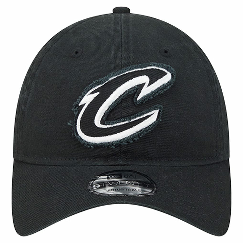 New Era - Cleveland Cavaliers Stamp Fabric Applique 9TWENTY Adjustable Hat - Black