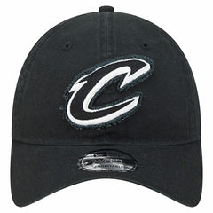 New Era - Cleveland Cavaliers Stamp Fabric Applique 9TWENTY Adjustable Hat - Black