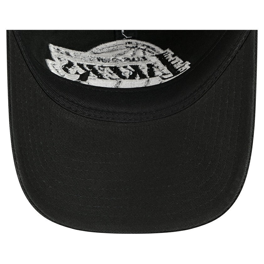 New Era - Los Angeles Lakers Stamp Fabric Applique 9TWENTY Adjustable Hat - Black