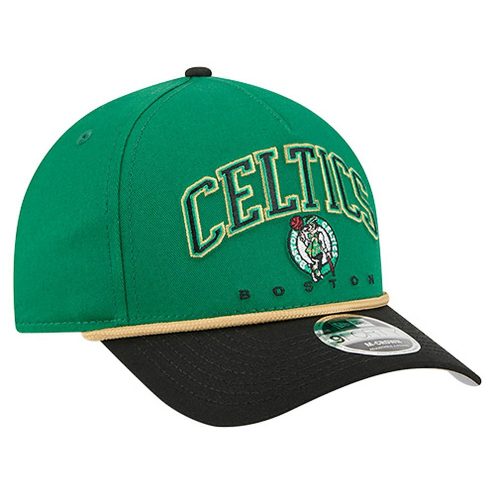New Era - Boston Celtics Bold Arch COOLERA 9FORTY A-Frame M-Crown Adjustable Hat - Kelly Green
