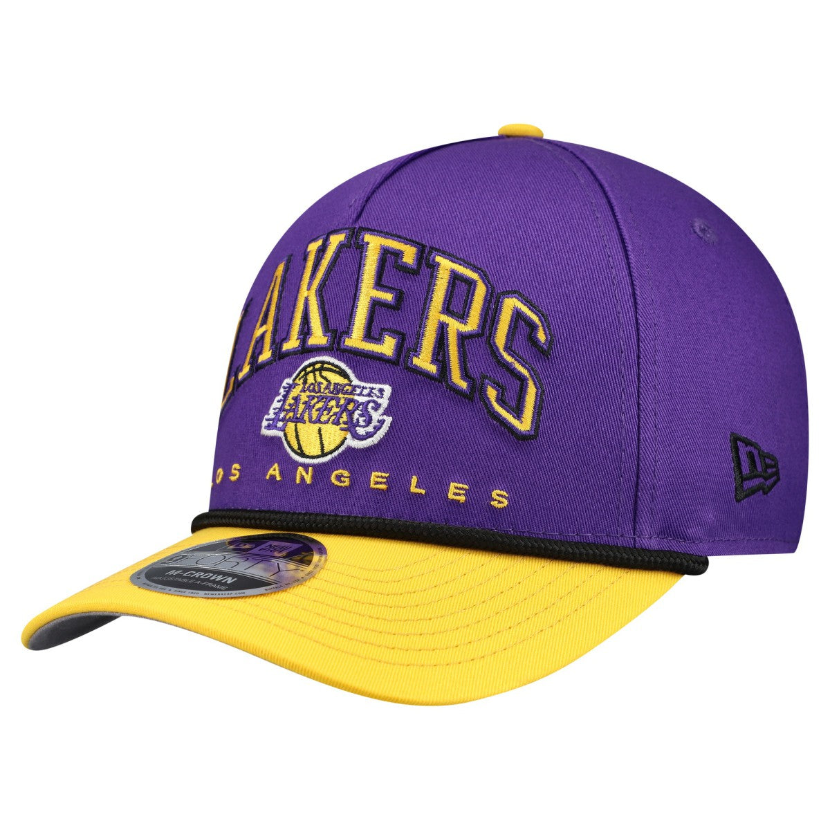 New Era - Los Angeles Lakers Bold Arch COOLERA 9FORTY A-Frame M-Crown Adjustable Hat - Purple