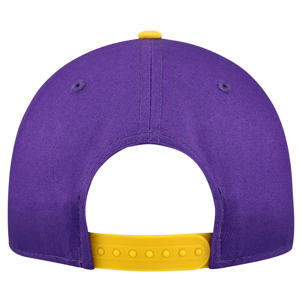 New Era - Los Angeles Lakers Bold Arch COOLERA 9FORTY A-Frame M-Crown Adjustable Hat - Purple