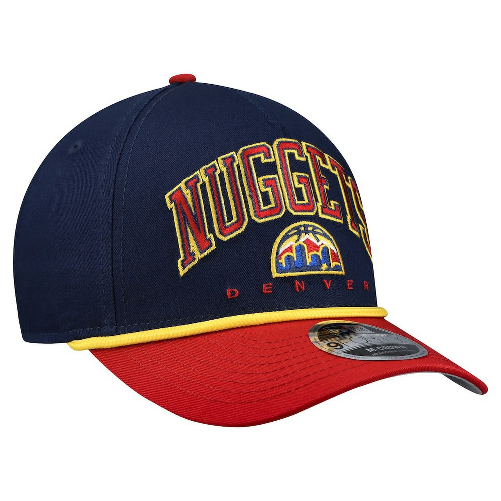 New Era - Denver Nuggets Bold Arch COOLERA 9FORTY A-Frame M-Crown Adjustable Hat - Navy