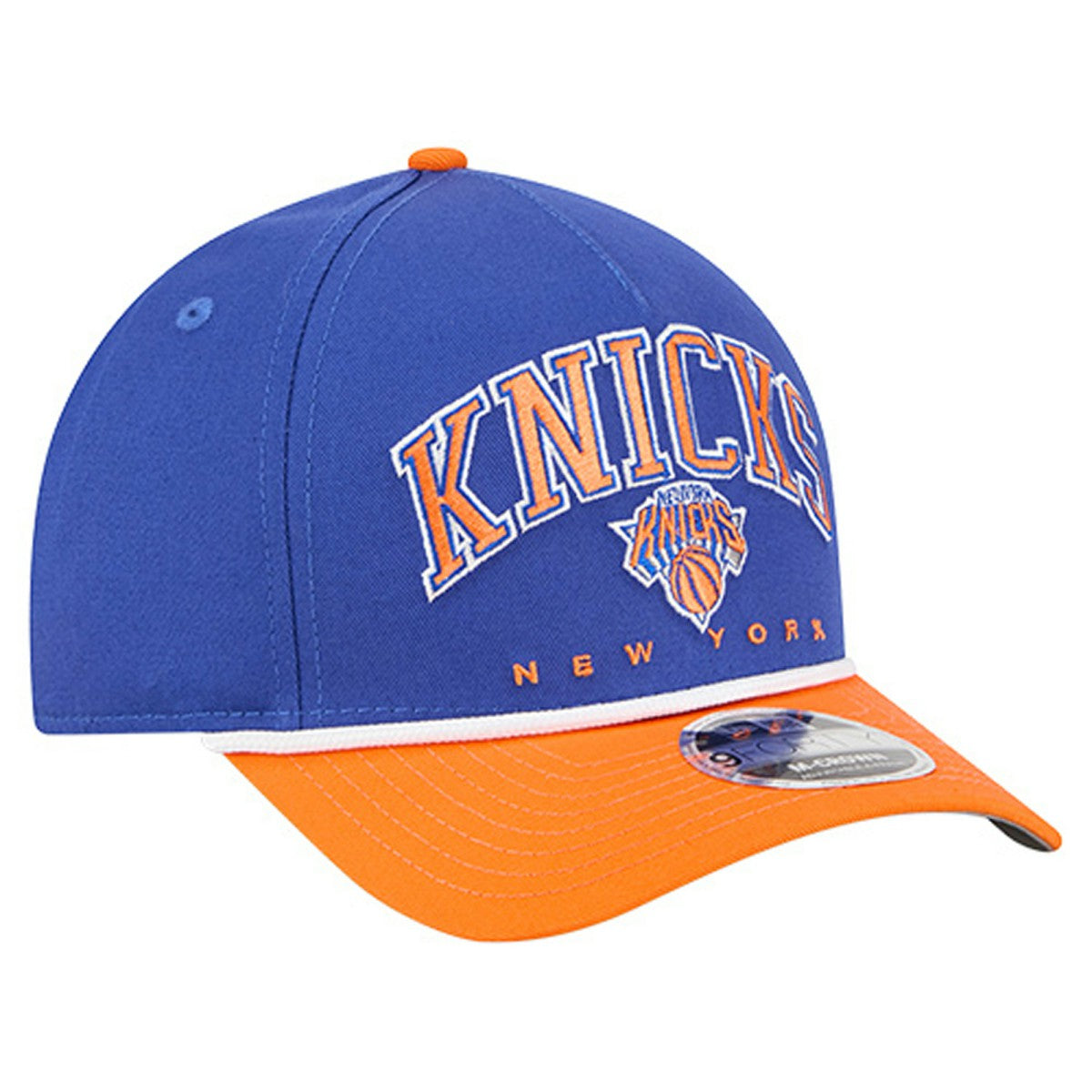 New Era - New York Knicks Bold Arch COOLERA 9FORTY A-Frame M-Crown Adjustable Hat - Blue