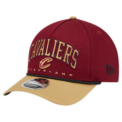 New Era - Cleveland Cavaliers Bold Arch COOLERA 9FORTY A-Frame M-Crown Adjustable Hat - Wine
