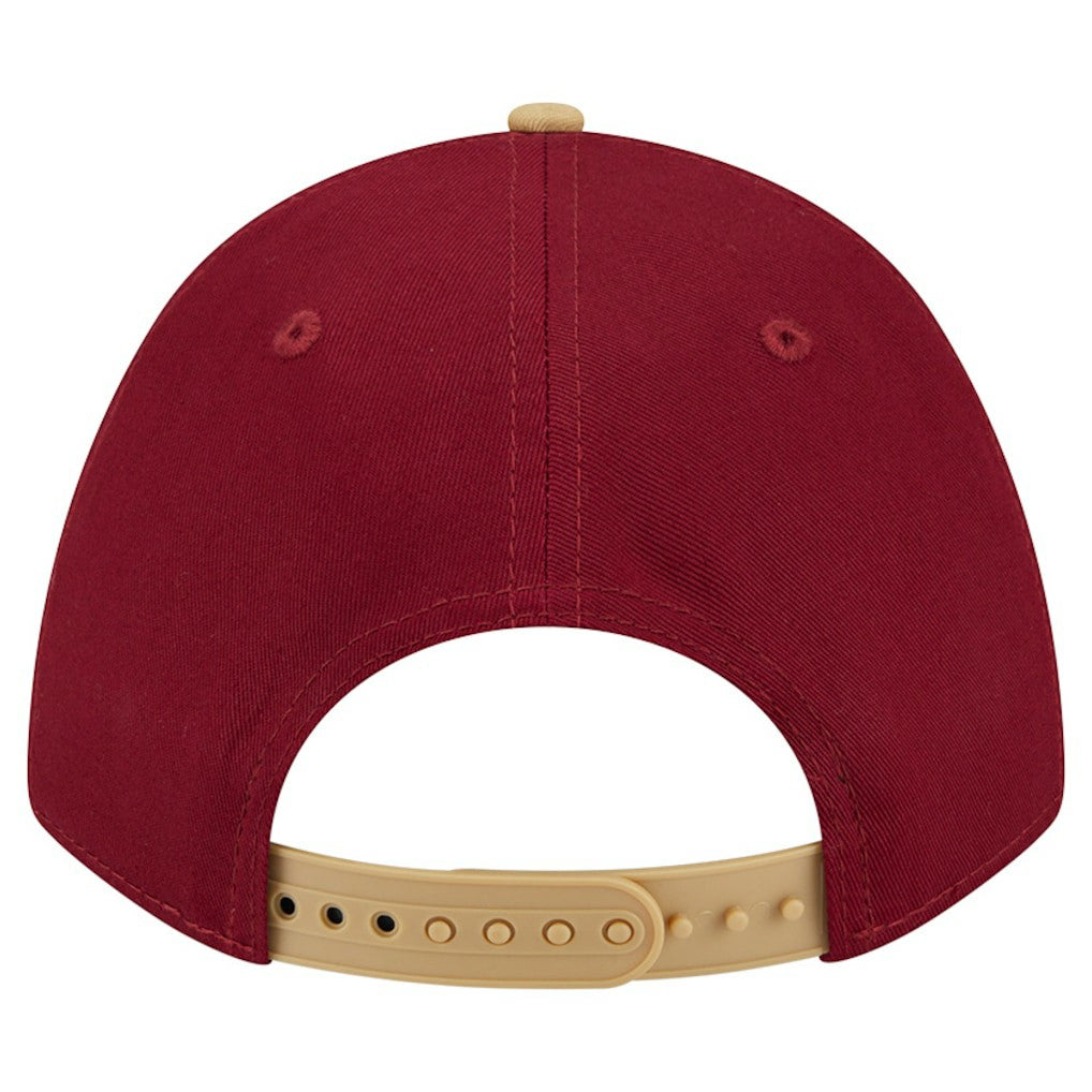 New Era - Cleveland Cavaliers Bold Arch COOLERA 9FORTY A-Frame M-Crown Adjustable Hat - Wine
