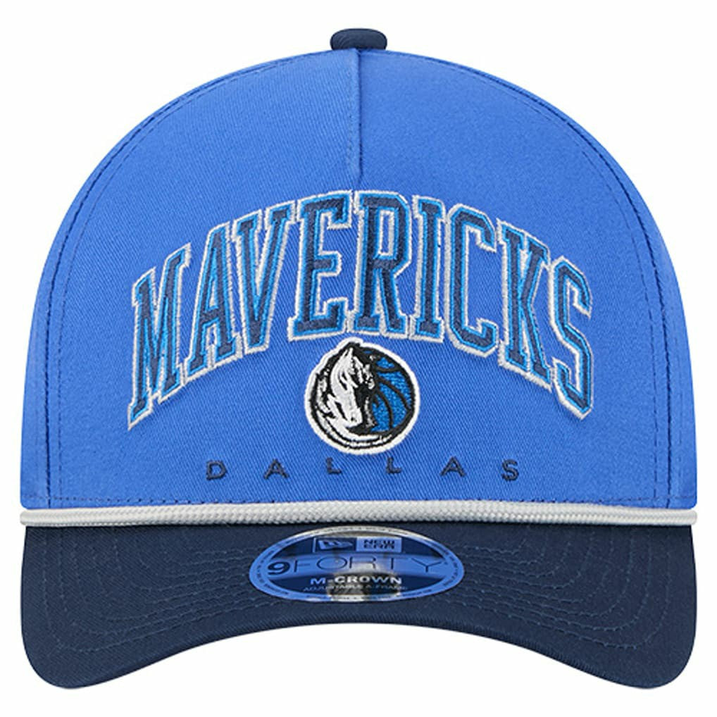 New Era - Dallas Mavericks Bold Arch COOLERA 9FORTY A-Frame M-Crown Adjustable Hat - Blue