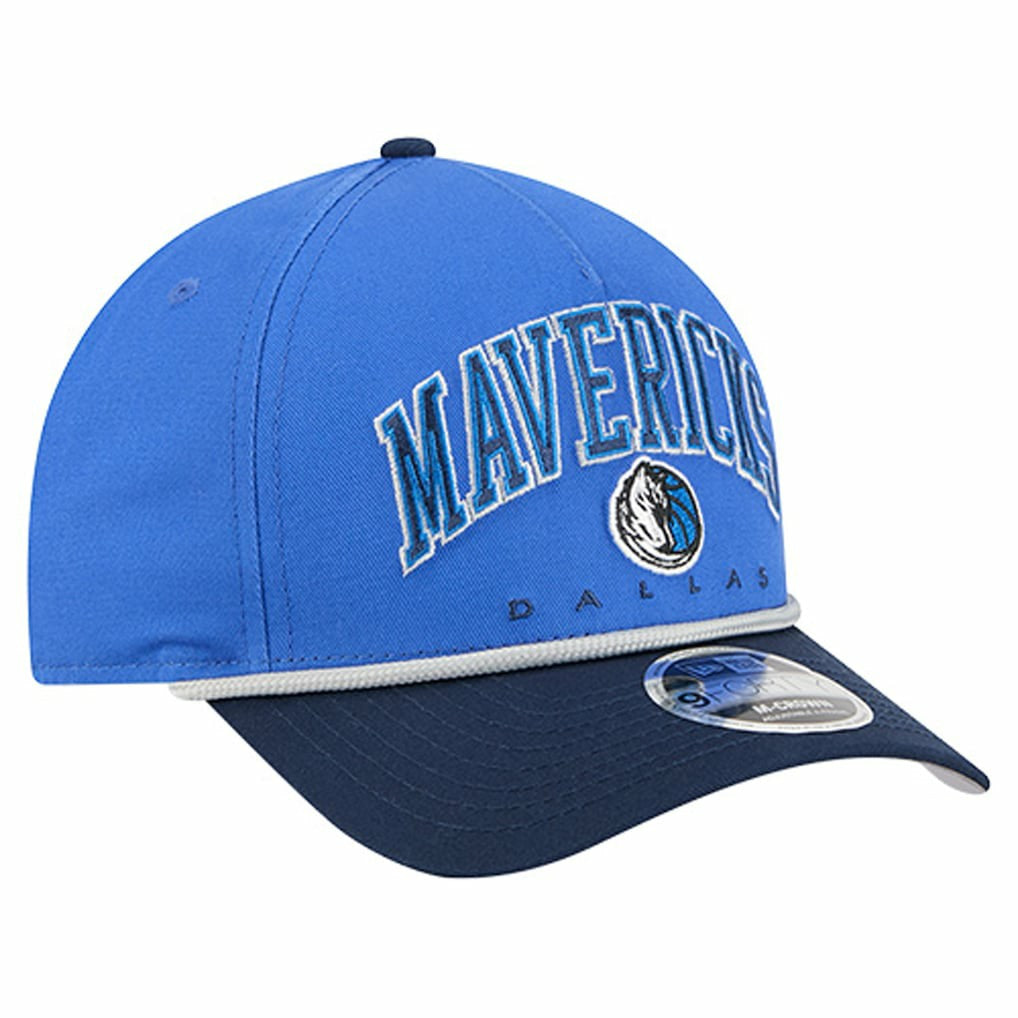 New Era - Dallas Mavericks Bold Arch COOLERA 9FORTY A-Frame M-Crown Adjustable Hat - Blue