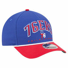 New Era - Philadelphia 76ers Bold Arch COOLERA 9FORTY A-Frame M-Crown Adjustable Hat - Royal