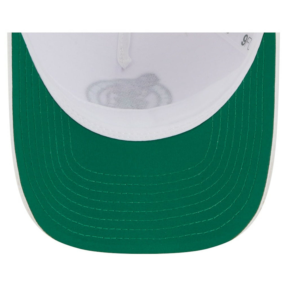 New Era - Boston Celtics Featherweight Team Tape 9FORTY M-Crown A-Frame Adjustable Hat - White