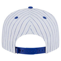 New Era - New York Knicks Deceptor Pinstripe 9FIFTY Snapback Hat - White