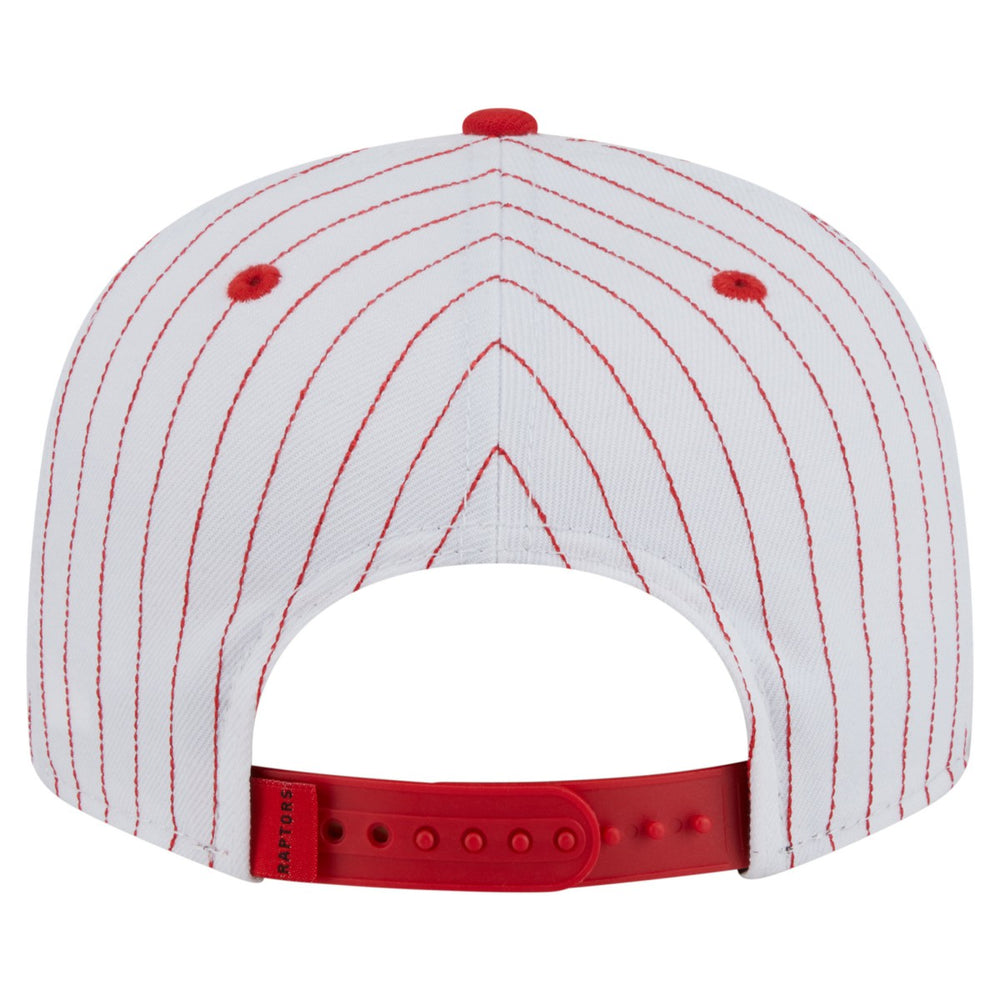 New Era - Toronto Raptors Deceptor Pinstripe 9FIFTY Snapback Hat - White