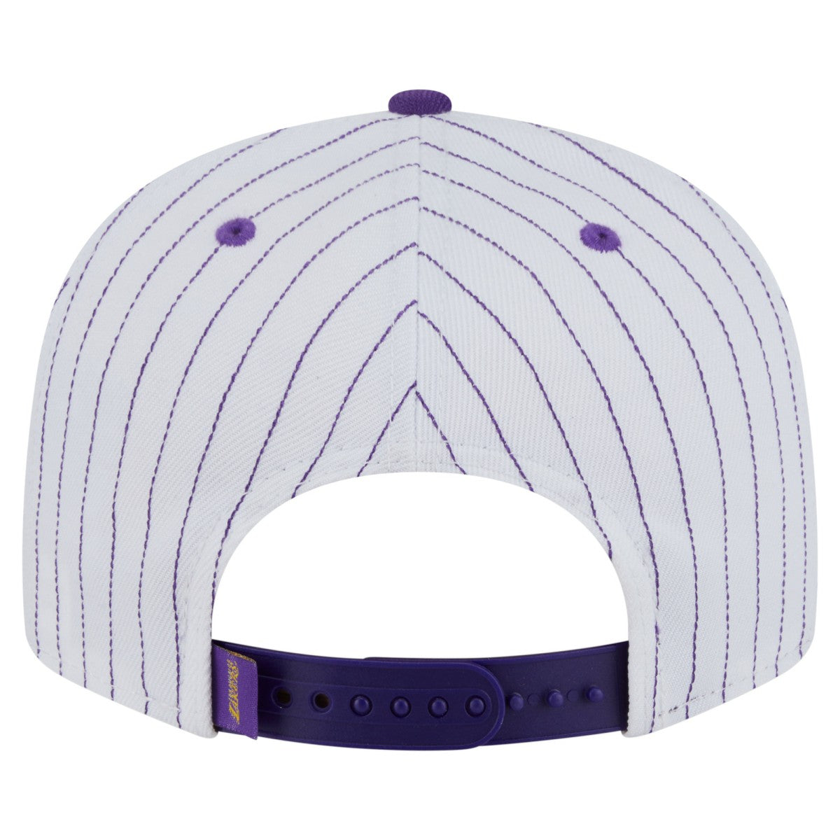 New Era - Los Angeles Lakers Deceptor Pinstripe 9FIFTY Snapback Hat - White