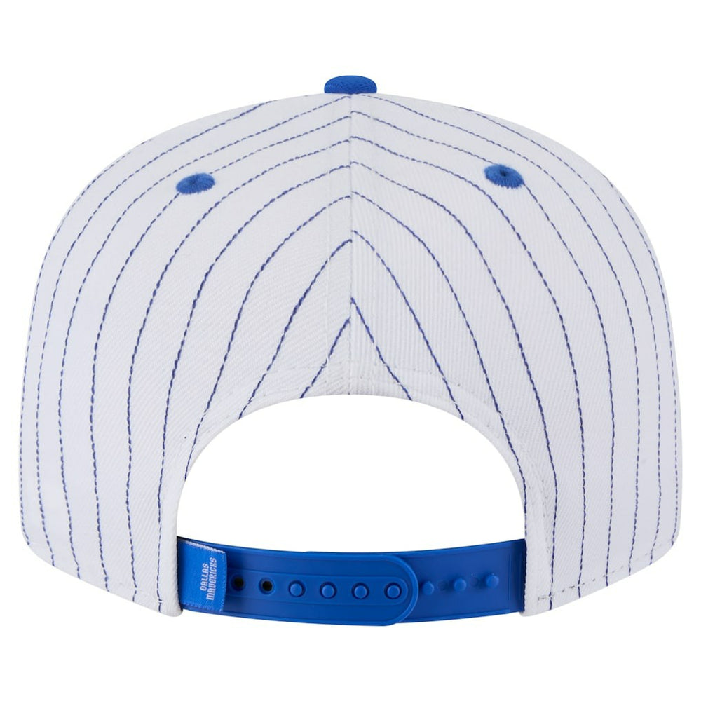 New Era - Dallas Mavericks Deceptor Pinstripe 9FIFTY Snapback Hat - White