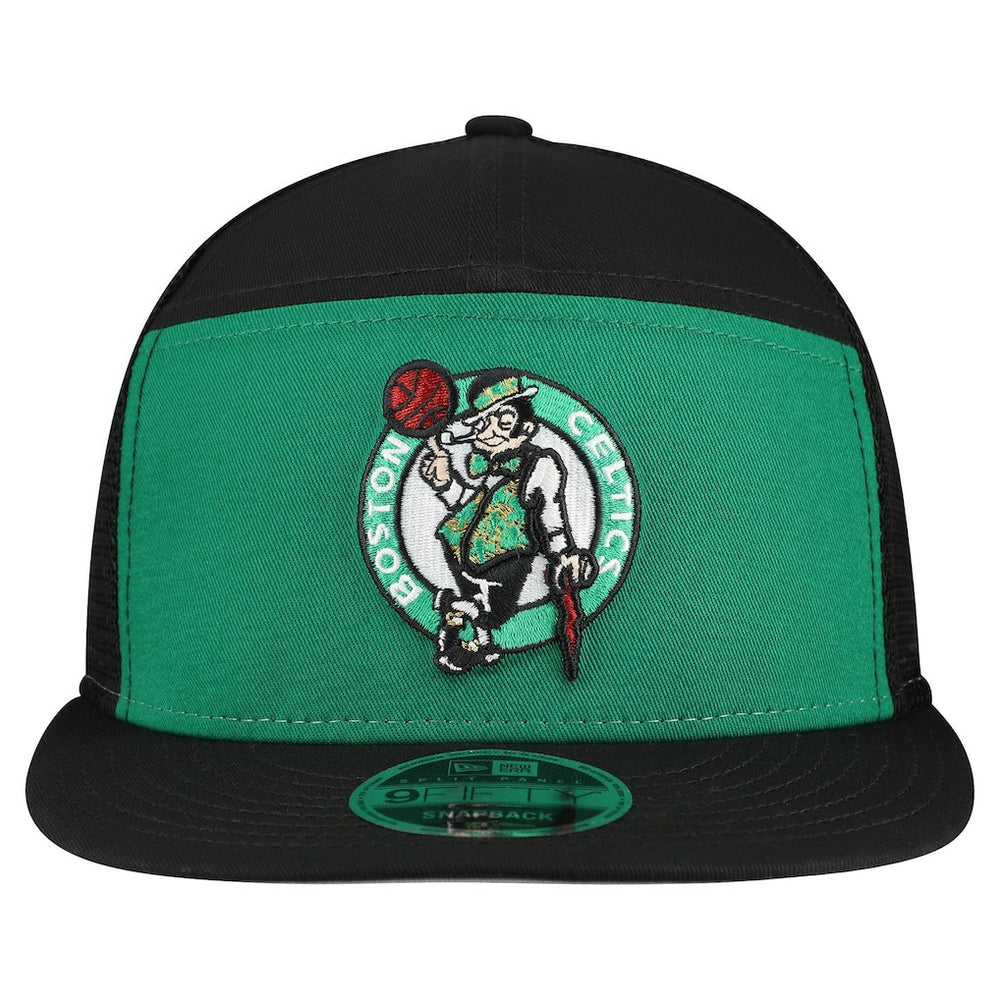 New Era - Boston Celtics Outdoor Split Panel 9FIFTY Snapback Hat - Kelly Green/Black