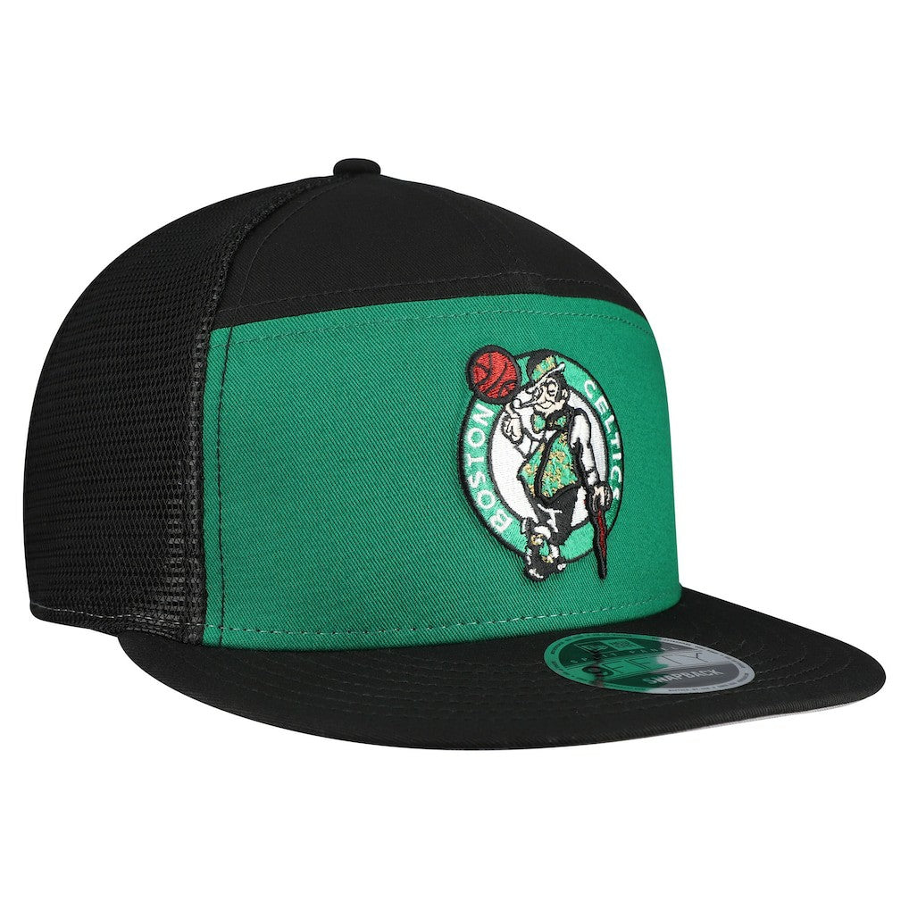 New Era - Boston Celtics Outdoor Split Panel 9FIFTY Snapback Hat - Kelly Green/Black