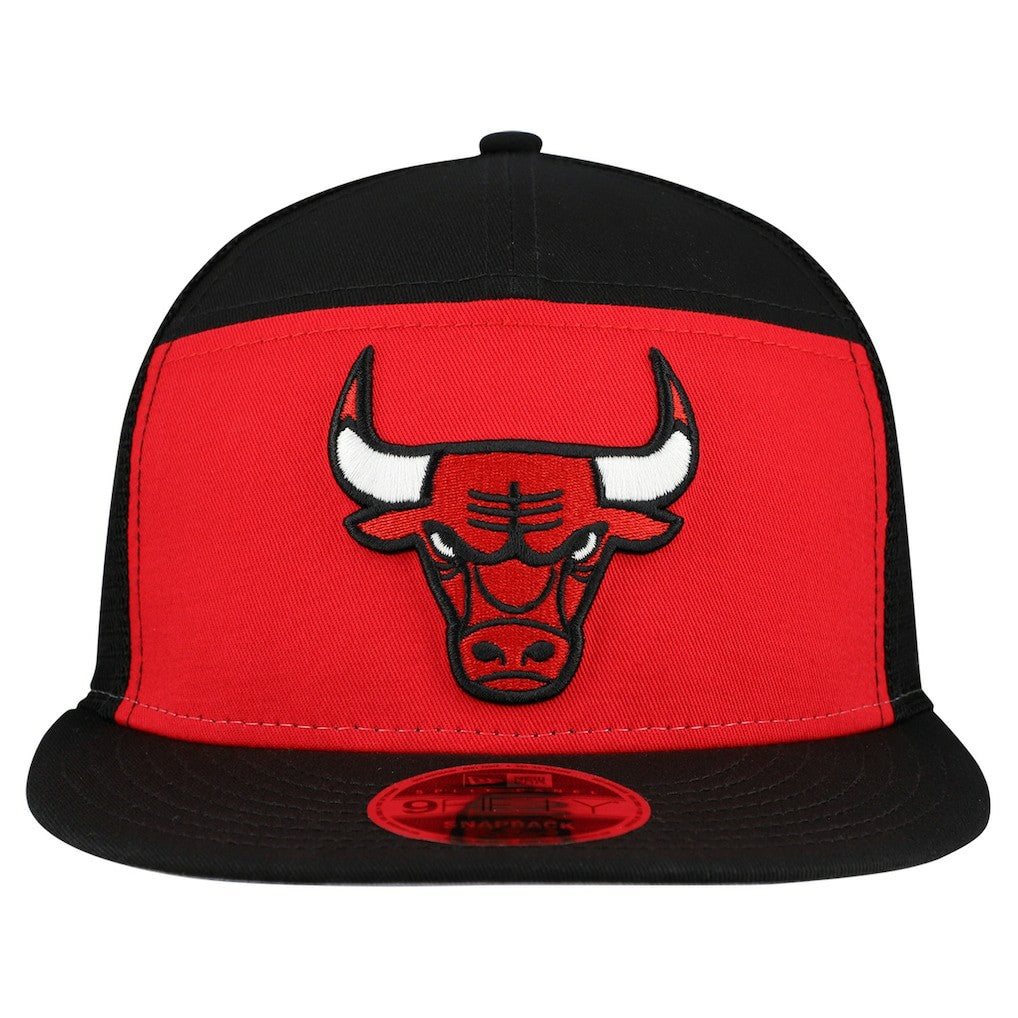 New Era - Chicago Bulls Outdoor Split Panel 9FIFTY Snapback Hat - Red/Black