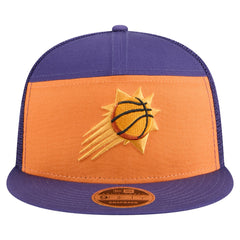 New Era - Phoenix Suns Outdoor Split Panel 9FIFTY Snapback Hat - Orange/Purple