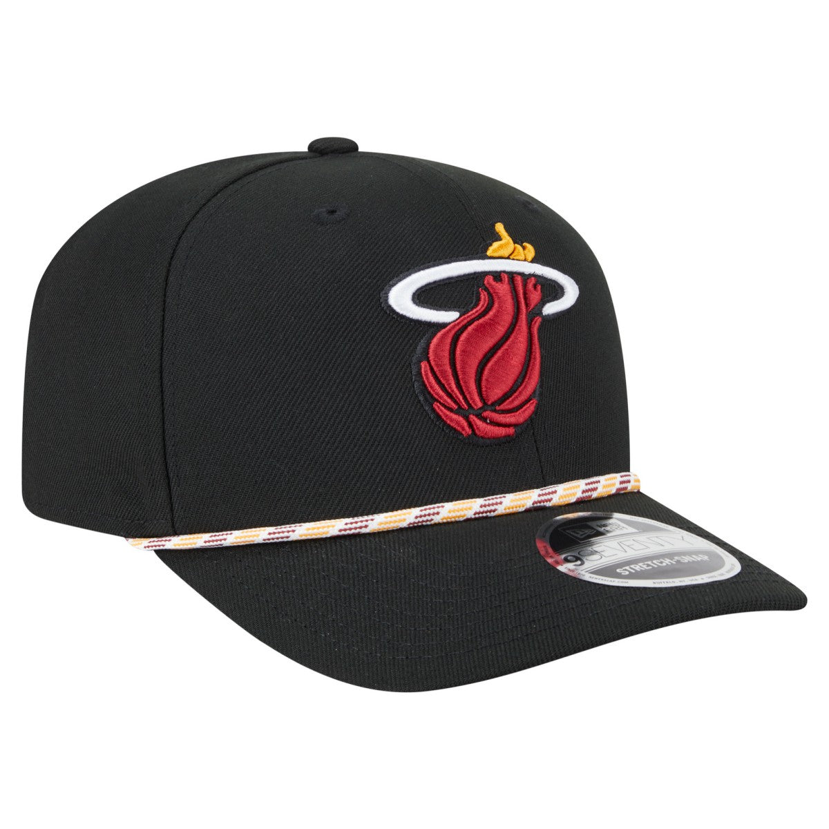 New Era - Miami Heat Rope 9SEVENTY Adjustable Hat - Black