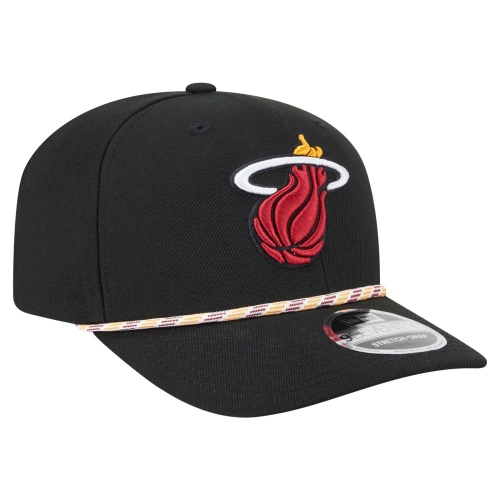New Era - Miami Heat Rope 9SEVENTY Adjustable Hat - Black