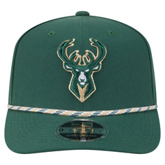 New Era - Milwaukee Bucks Rope 9SEVENTY Adjustable Hat - Hunter Green